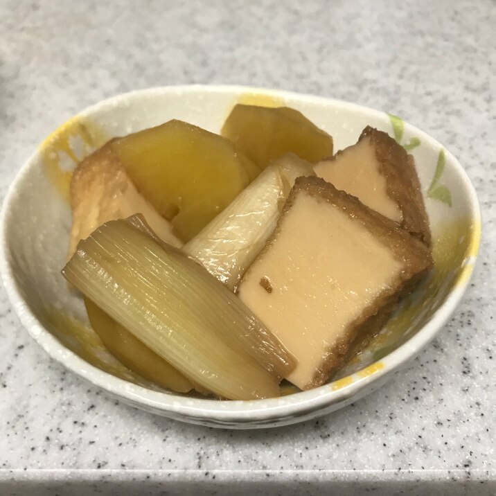 じゃがいもホクホク!ねぎトロリ!厚揚げの煮物